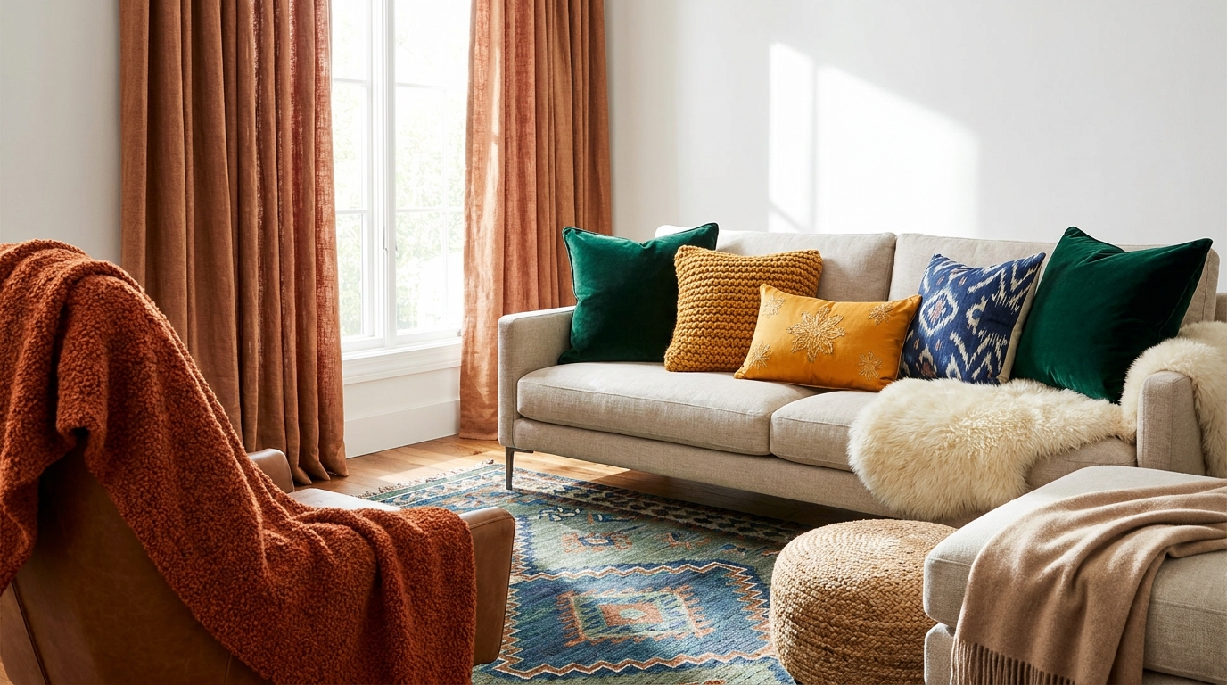 2. Оновлення Текстилю: Сила Кольору та Текстури