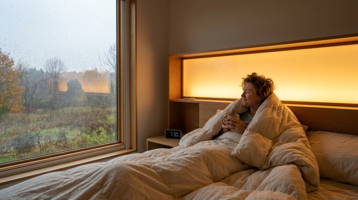 Переваги циркадного освітлення: Від міцного сну до боротьби з осінньою хандрою