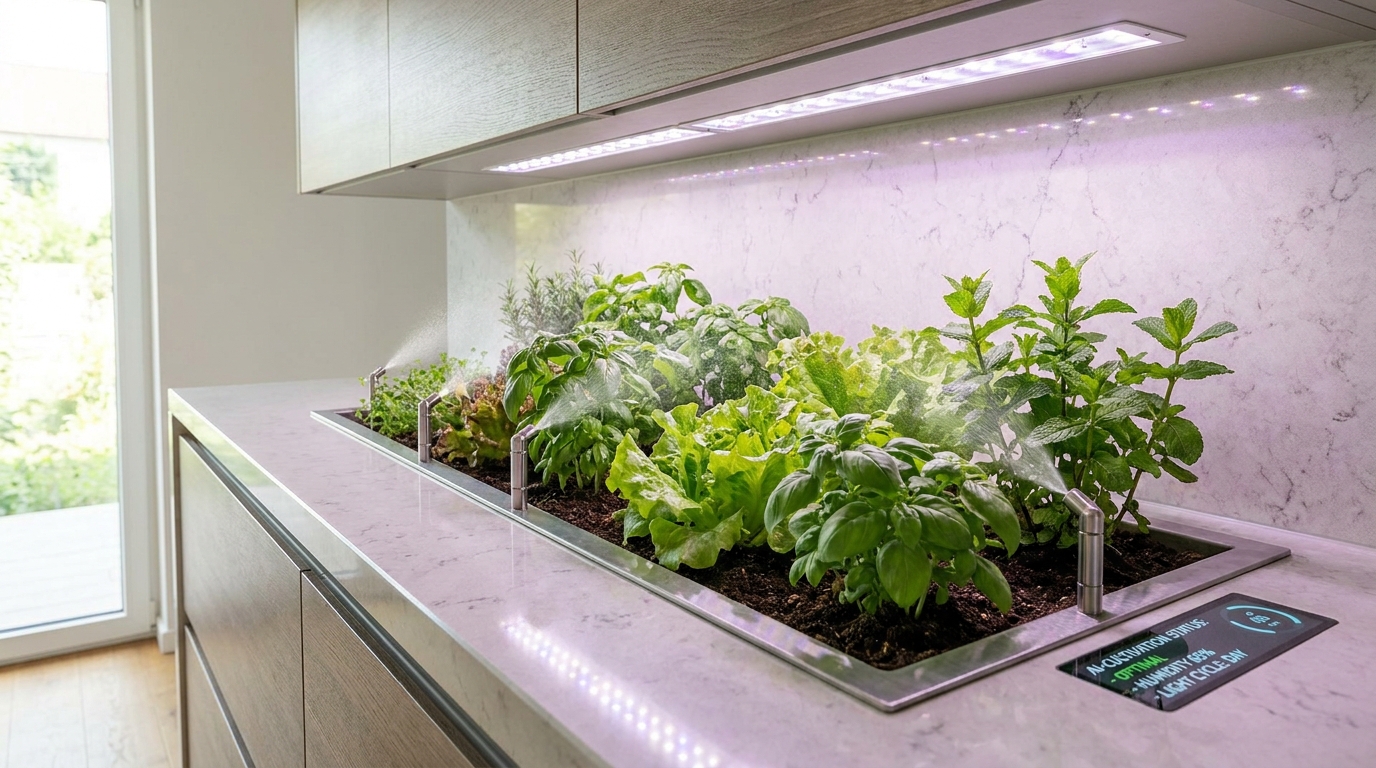Переваги розумних грядок з контролем освітлення та поливу