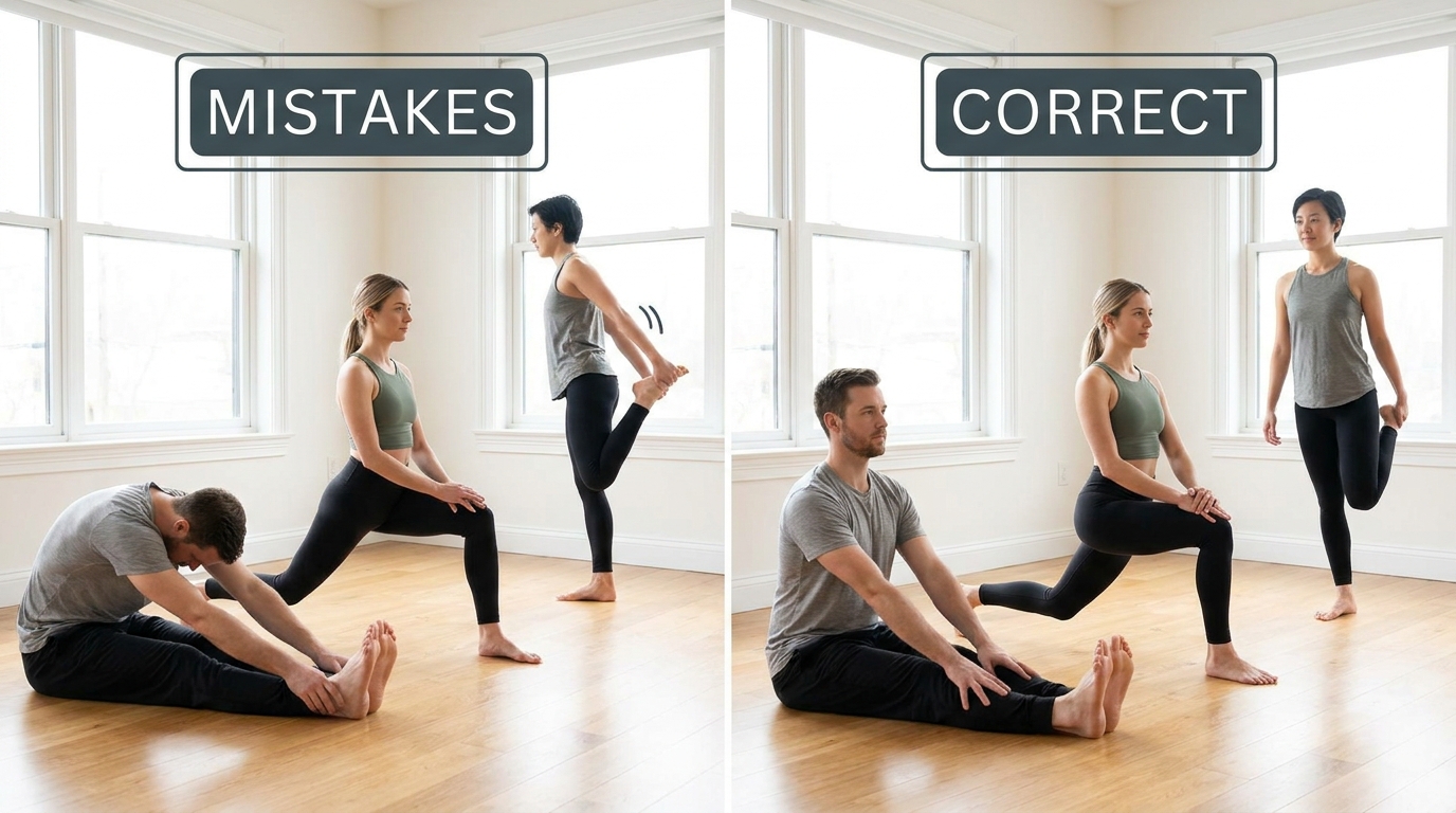 Часті помилки під час розтяжки та як їх уникнути