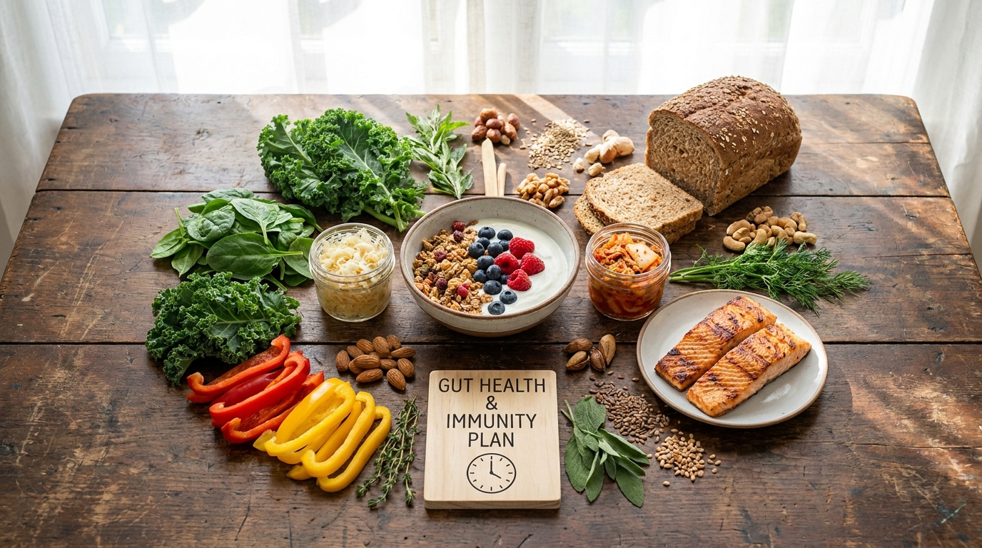 Створення плану харчування для підтримки імунітету через кишківник