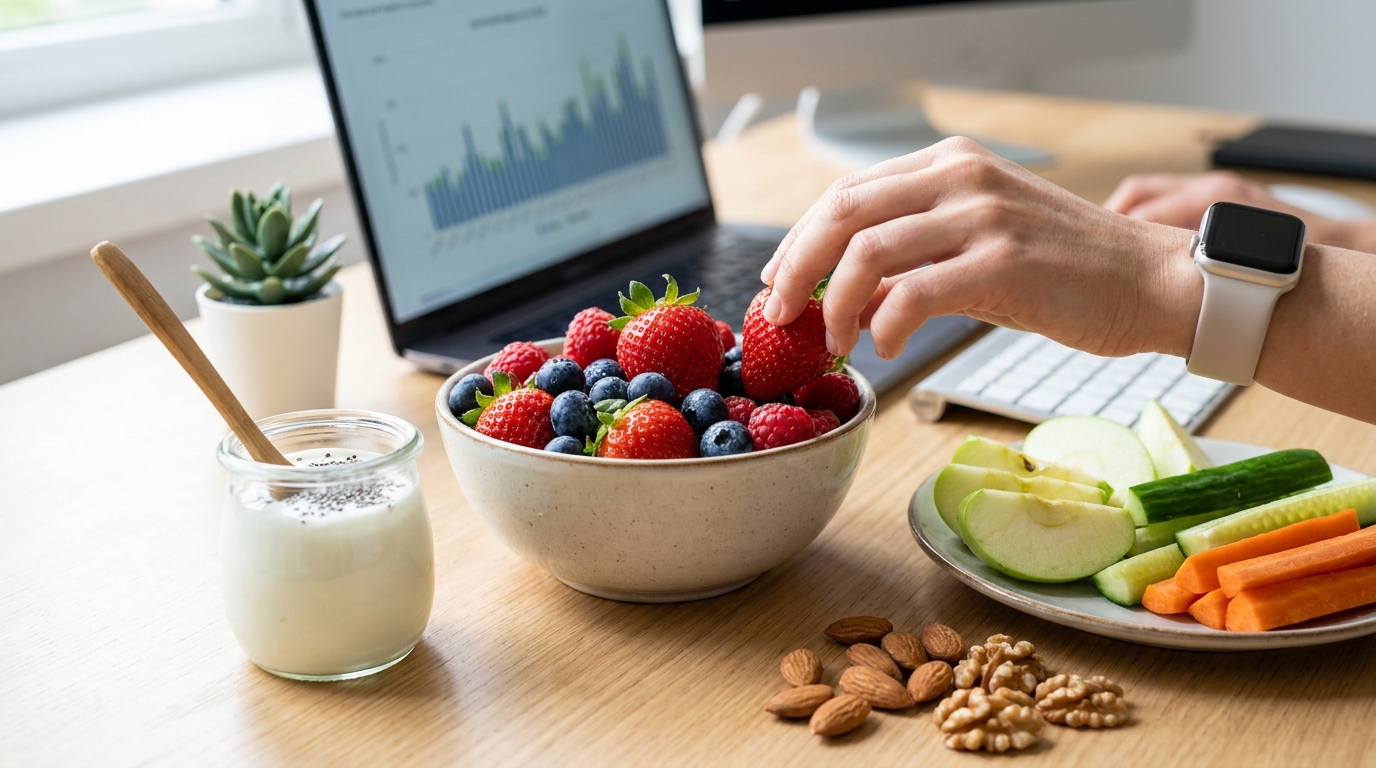 Здоровий перекус: чим замінити солодощі під час роботи