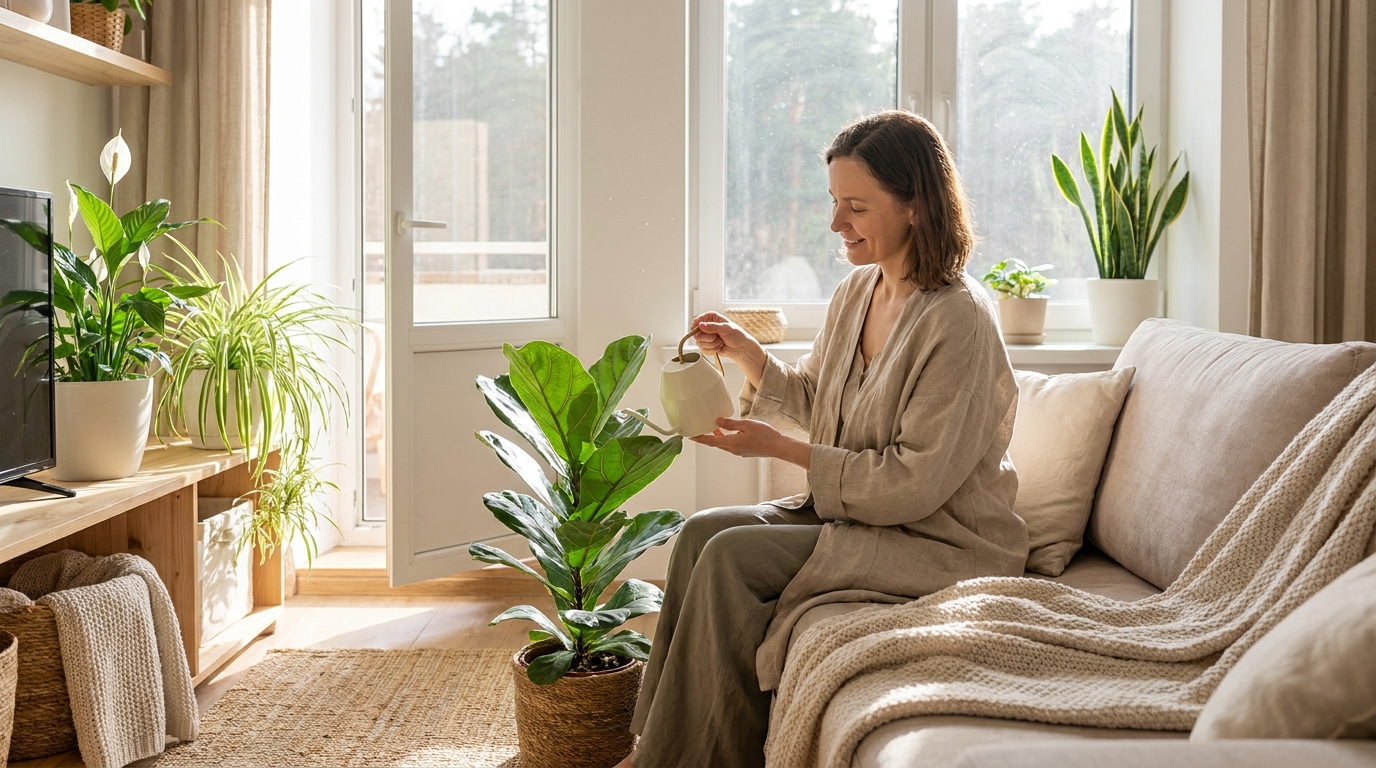 Вибір та догляд за кімнатними рослинами для алергіків та астматиків