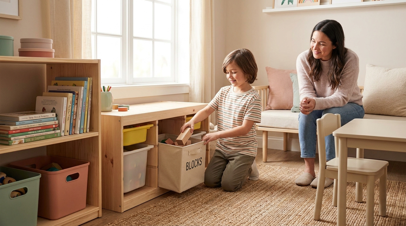 Як підтримувати порядок у дитячій кімнаті без щоденних сварок