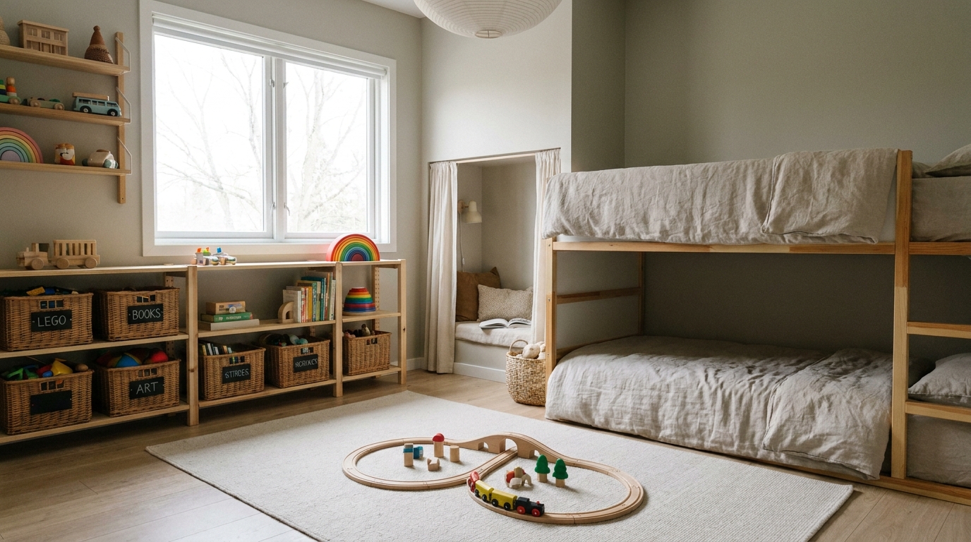Як підтримувати порядок у дитячій кімнаті без щоденних сварок.