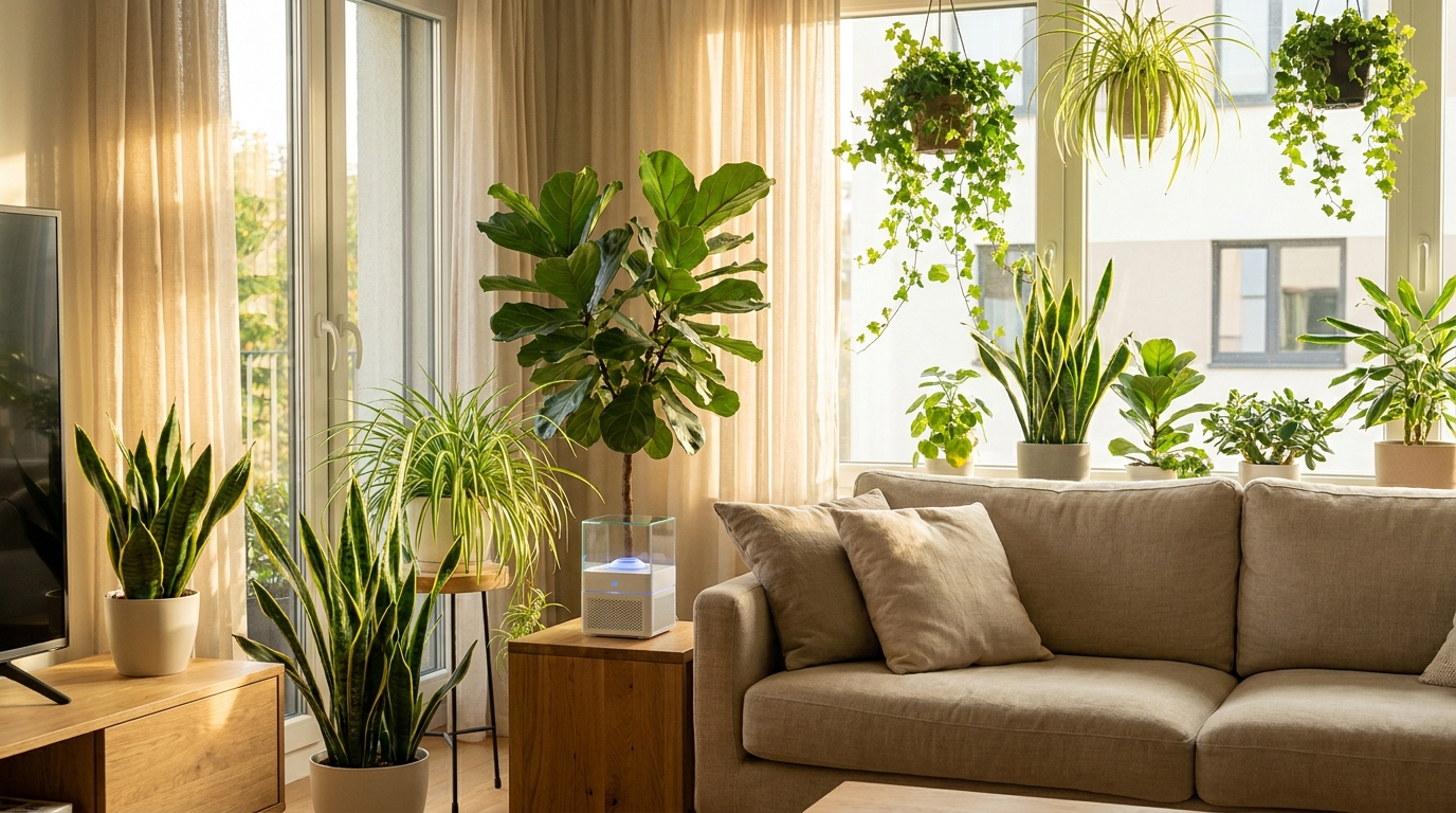 Вплив кімнатних рослин на якість повітря та здоров'я дихальних шляхів