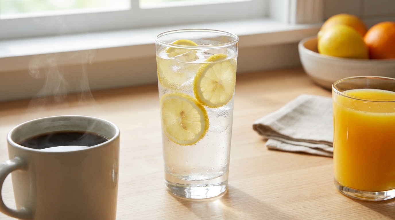 Вода з лимоном проти інших ранкових напоїв: порівняльний аналіз