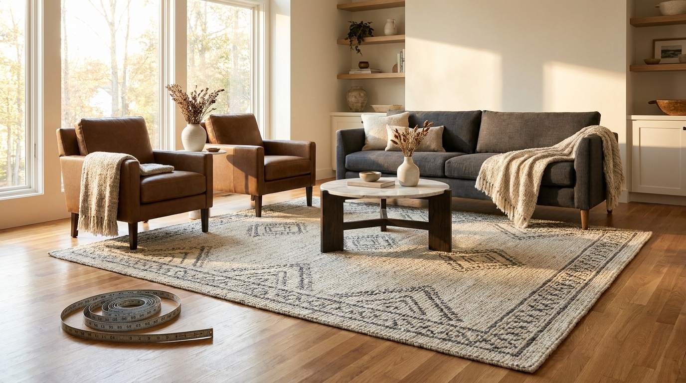 Розмір має значення: Як вибрати ідеальний килим за розміром